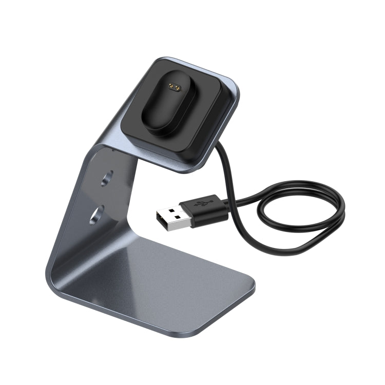 For Fitbit Inspire / Inspire HR / Ace 2 Universal Aluminum Alloy Charger Holder with Chip Protection, Support Fast Charging(Grey) by bashfashion