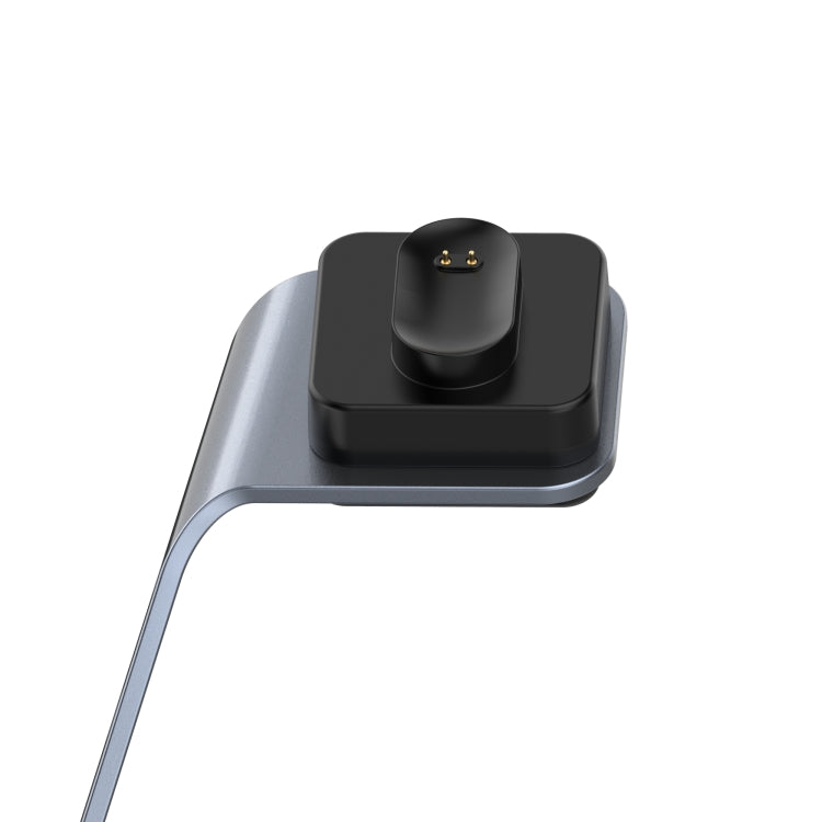 For Fitbit Inspire / Inspire HR / Ace 2 Universal Aluminum Alloy Charger Holder with Chip Protection, Support Fast Charging(Grey) by bashfashion