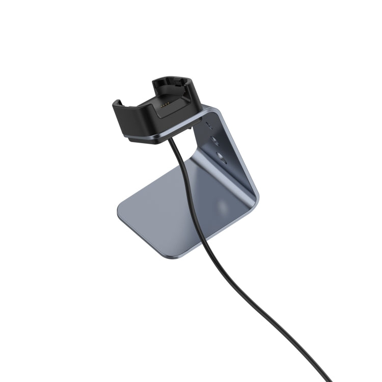 For Fitbit Versa 2 Universal Aluminum Alloy Charger Holder(Grey) by bashfashion
