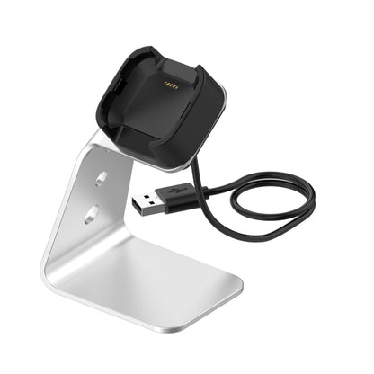 For Fitbit Versa 2 Universal Aluminum Alloy Charger Holder(Silver) by bashfashion