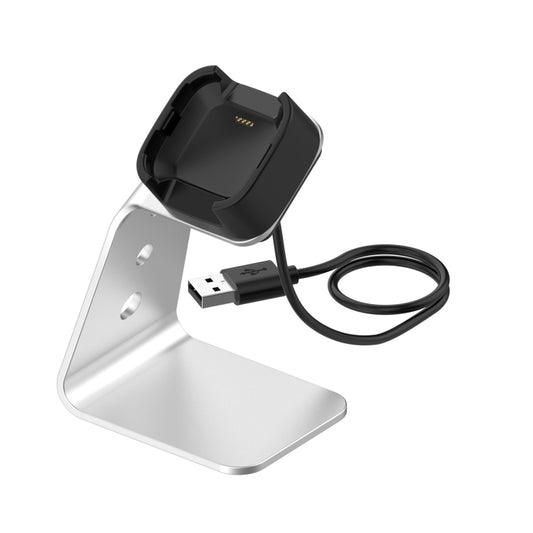 For Fitbit Versa 2 Universal Aluminum Alloy Charger Holder(Silver) by bashfashion