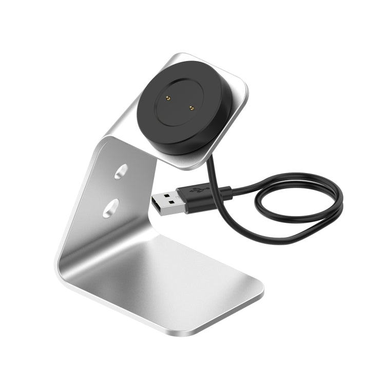 For Huawei Watch GT 2 / GT / GT 2e Universal Aluminum Alloy Magnetic Charger Holder(Silver) by bashfashion