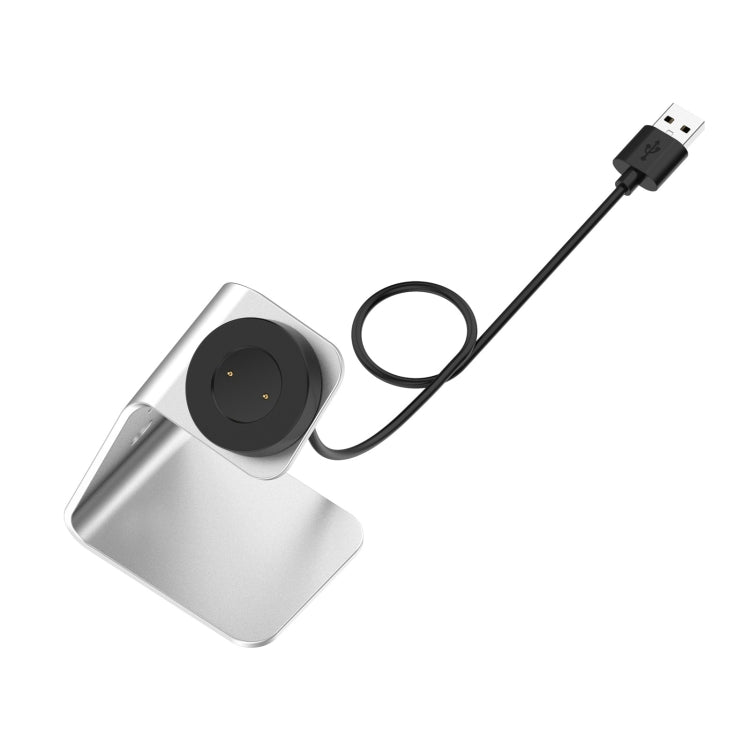 For Huawei Watch GT 2 / GT / GT 2e Universal Aluminum Alloy Magnetic Charger Holder(Silver) by bashfashion
