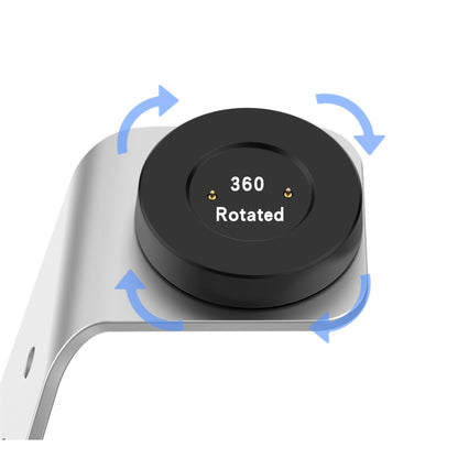 For Huawei Watch GT 2 / GT / GT 2e Universal Aluminum Alloy Magnetic Charger Holder(Silver) by bashfashion