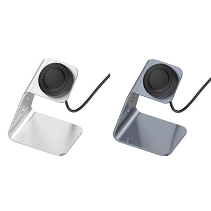 For Samsung R500 / Galaxy Watch 3 Universal Aluminum Alloy Magnetic Charger Holder with Chip Protection, Support Fast Charging(Grey) by bashfashion