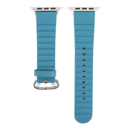 Loop Stripes Watch Band with Iron Buckle For Apple Watch Series 7 41mm / 6 & SE & 5 & 4 40mm / 3 & 2 & 1 38mm(Sky Blue) by bashfashion
