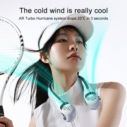 MF080 Rotor Hanging Neck Electric Fan (Green) by bashfashion