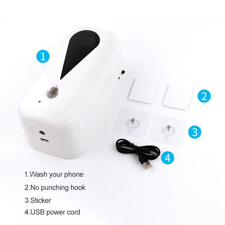 1200ML Touchless Automatic Infrared Sensor Spray Sterilization Dispenser(White) by bashfashion