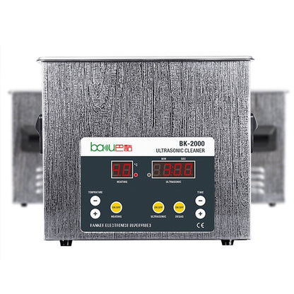 BAKU BK-2000 120W 3.36L LCD Display Heating Ultrasonic Cleaner with Basket, AC 110V, US Plug by BAKU