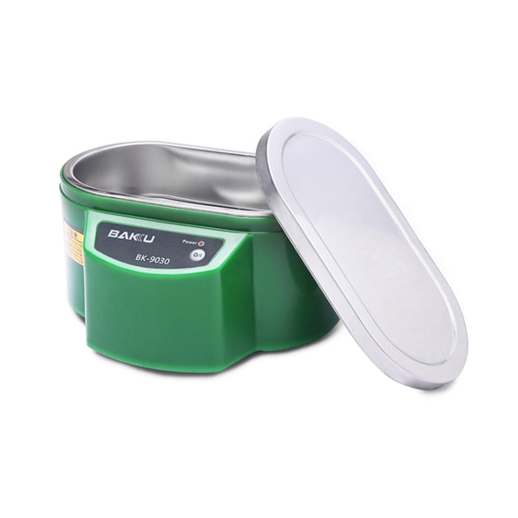 BAKU BK-9030 30W 0.8L LCD Display Ultrasonic Cleaner, AC 220V, EU Plug(Green) by BAKU
