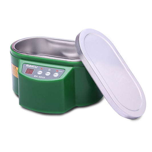 BAKU BK-9050 30W / 50W Adjustable 0.6L LCD Display Ultrasonic Cleaner, AC 220V(Green) by BAKU