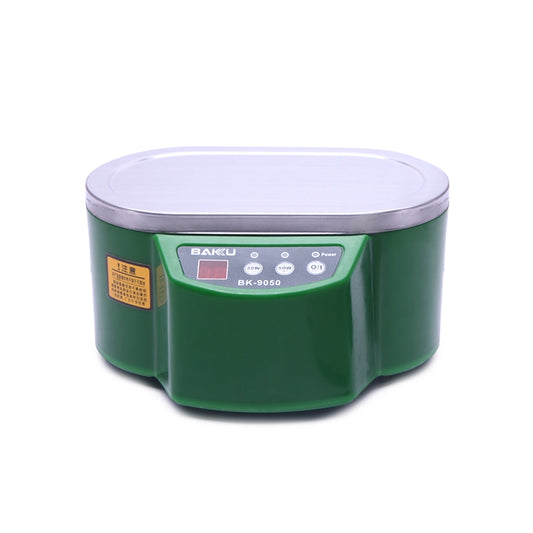 BAKU BK-9050 30W / 50W Adjustable 0.6L LCD Display Ultrasonic Cleaner, AC 220V(Green) by BAKU