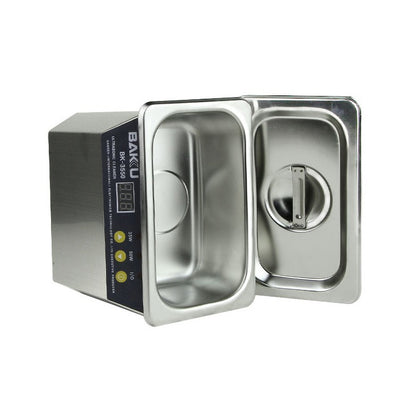 BAKU BK-3550 35W / 50W Adjustable 0.8L LCD Display Ultrasonic Cleaner, AC 110V, US Plug by BAKU