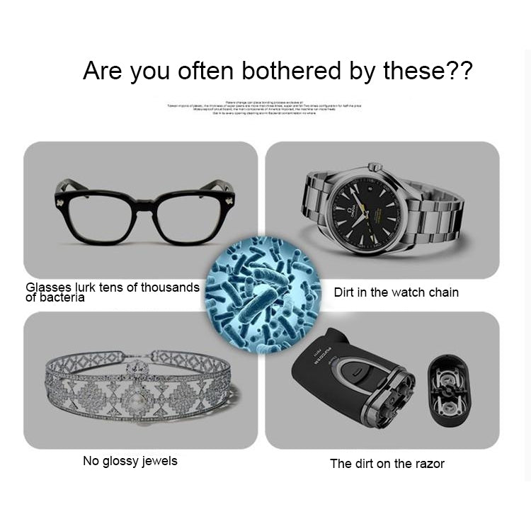 BAKU BK-3550 35W / 50W Adjustable 0.8L LCD Display Ultrasonic Cleaner, AC 110V, US Plug by BAKU