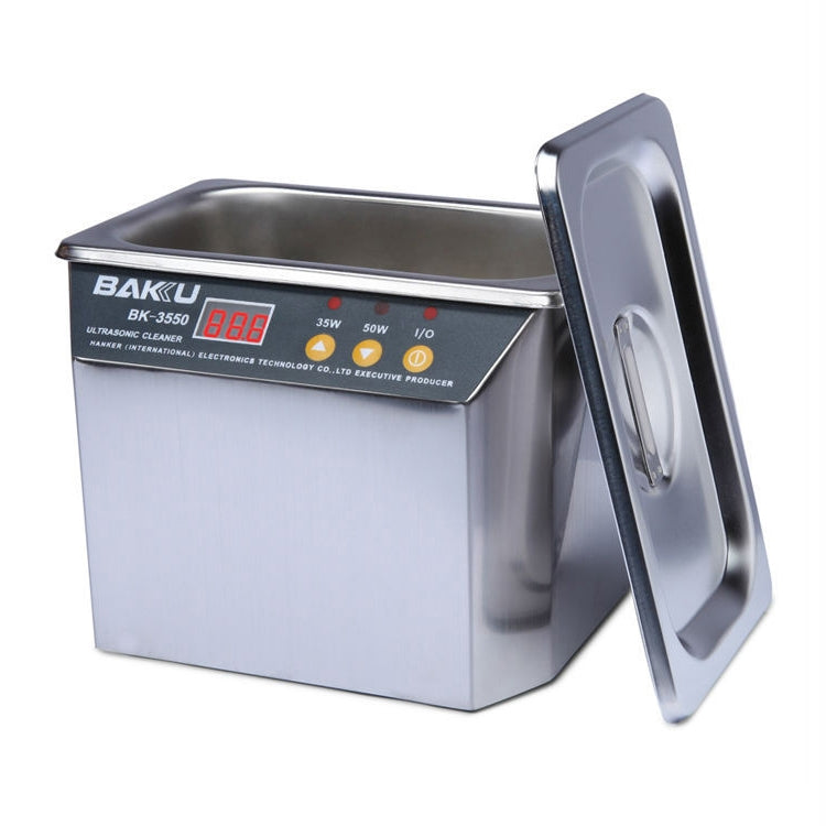 BAKU BK-3550 35W / 50W Adjustable 0.8L LCD Display Ultrasonic Cleaner, AC 220V, EU Plug by BAKU