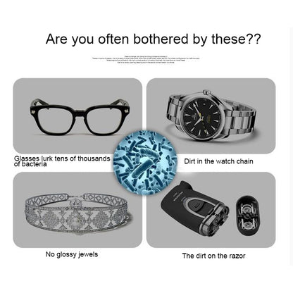 BAKU BK-3550 35W / 50W Adjustable 0.8L LCD Display Ultrasonic Cleaner, AC 220V, EU Plug by BAKU