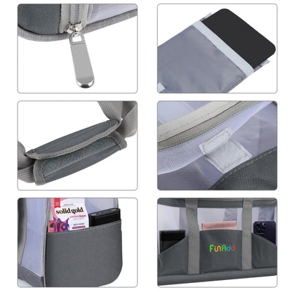 FUNADD Portable Breathable Pet Bag Outdoor Shoulder Tote Bag (Grey) by FunAdd