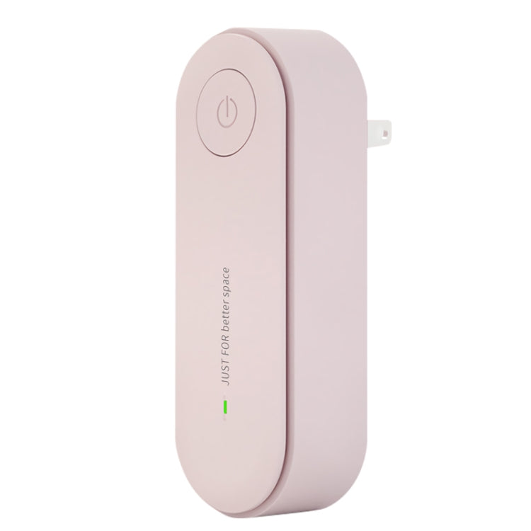 Mini Household Wireless Ultrasonic Deodorizer Vacuum Cleaner Dust Mite Controller, US Plug(Pink) by bashfashion