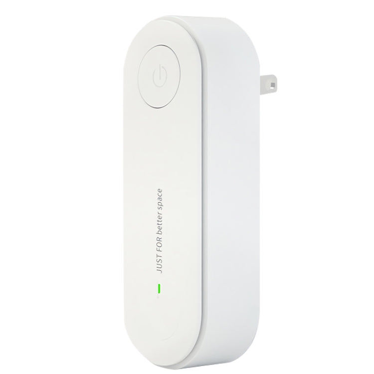 Mini Household Wireless Ultrasonic Deodorizer Vacuum Cleaner Dust Mite Controller, US Plug(White) by bashfashion