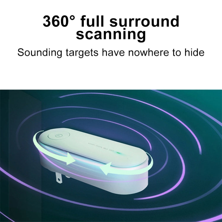 Mini Household Wireless Ultrasonic Deodorizer Vacuum Cleaner Dust Mite Controller, US Plug(White) by bashfashion