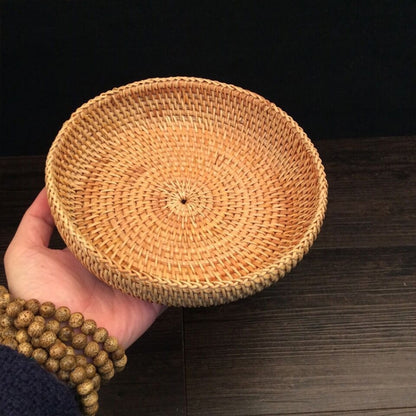 GP16 Braided Sweet Vegetable Fruit Snack Storage Tray Display Basket by bashfashion