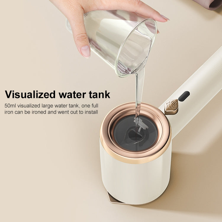 GT-01 33W Handheld Garment Steamer Electric Iron, US Plug(Beige White) by bashfashion