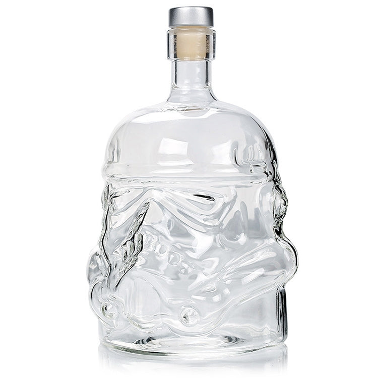 Glass Bottle Wine Pot Decanter Transparent Crystal Vodka Flagon Gift, Capacity: 650ml by bashfashion