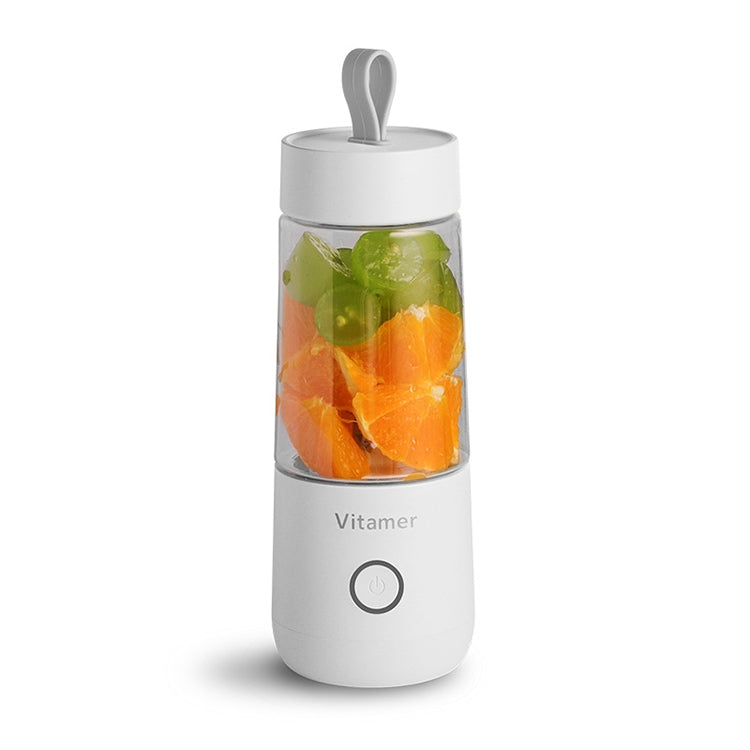 Vitamer USB Mini Portable Juicer Juice Blender Lemon Fruit Squeezers Reamers Bottle (White) by bashfashion