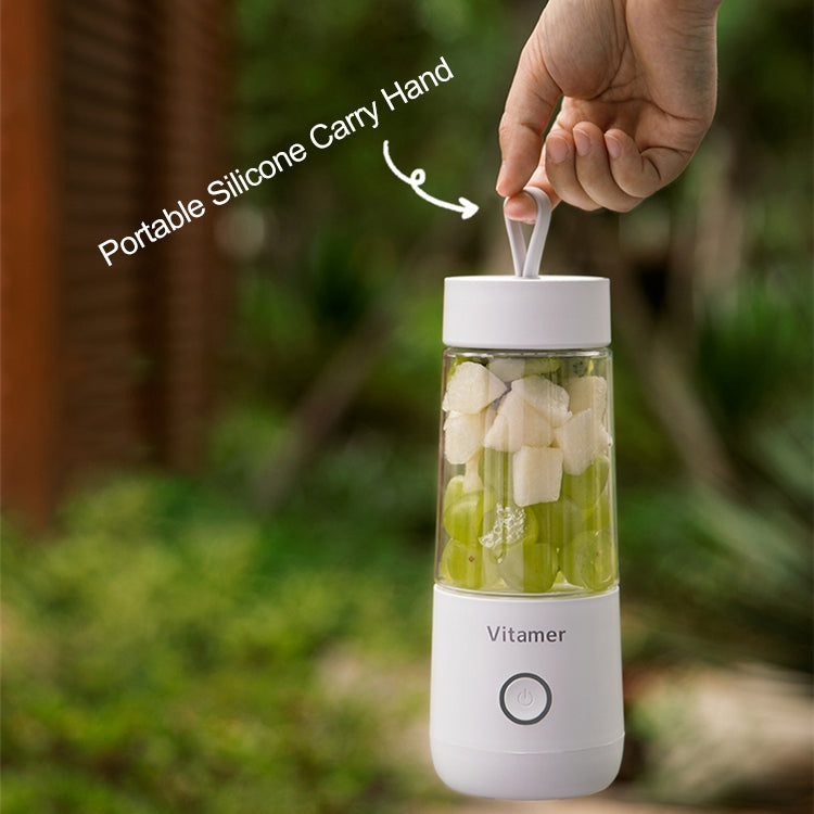Vitamer USB Mini Portable Juicer Juice Blender Lemon Fruit Squeezers Reamers Bottle (White) by bashfashion