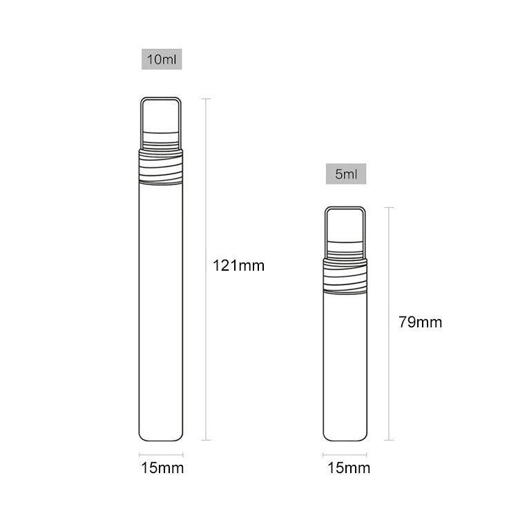 5pcs 5ml Disinfection Mask Spray Bottle Empty Bottle(Blue) by bashfashion