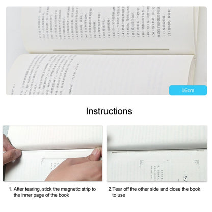 100pcs 10cm Iron-based EM Anti-Theft Double Sided Magnetic Strip for Book Security by bashfashion