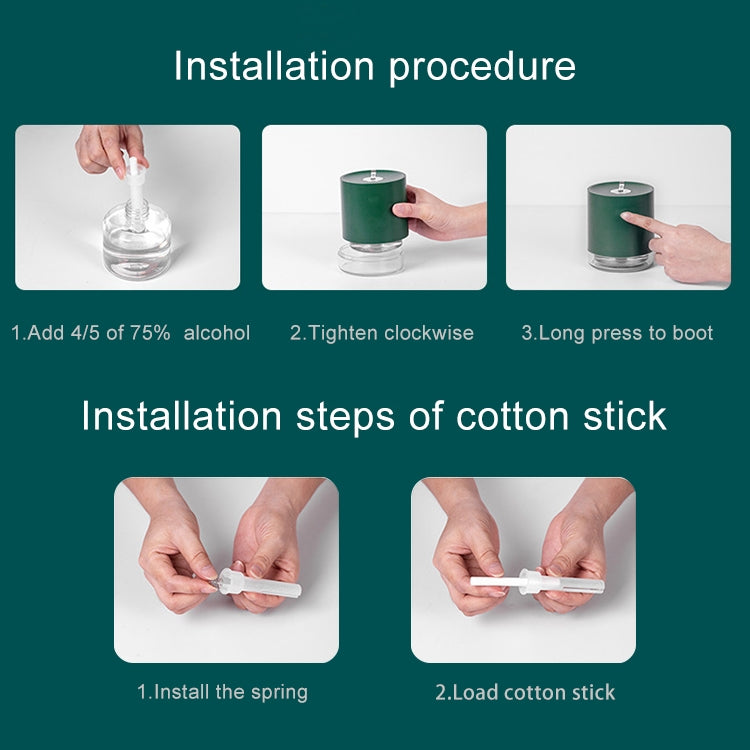 USB Smart Induction Ultrasonic Spray Humidifier with LED Indicator (White) by bashfashion