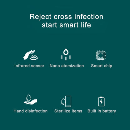 USB Smart Induction Ultrasonic Spray Humidifier with LED Indicator (White) by bashfashion