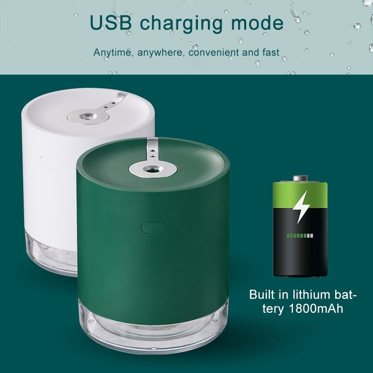 USB Smart Induction Ultrasonic Spray Humidifier with LED Indicator (White) by bashfashion
