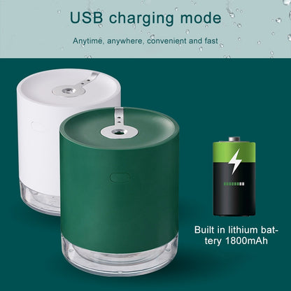 USB Smart Induction Ultrasonic Spray Humidifier with LED Indicator (White) by bashfashion