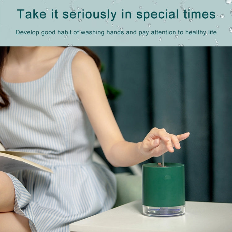 USB Smart Induction Ultrasonic Spray Humidifier with LED Indicator (White) by bashfashion