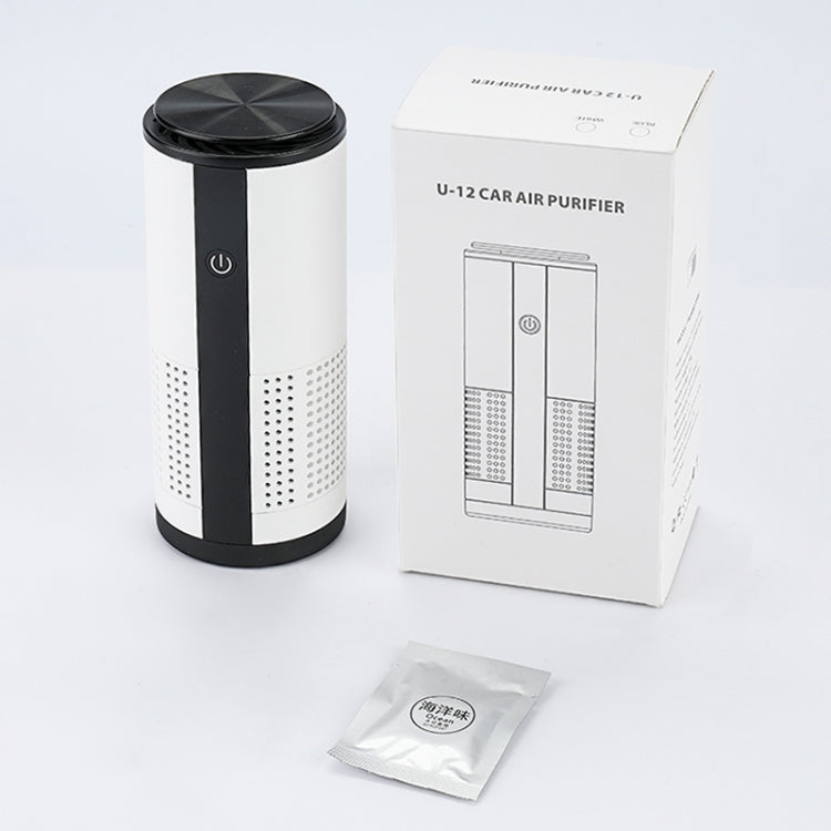 WT-U12 DC 5V Negative Ion Smart Car Air Purifier (White) by bashfashion