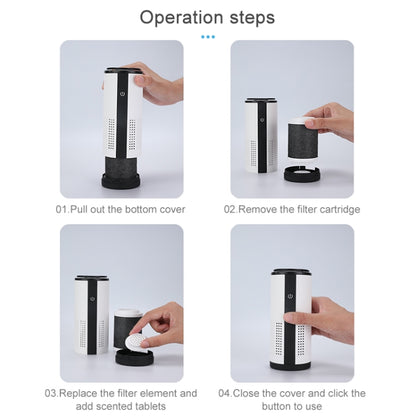 WT-U12 DC 5V Negative Ion Smart Car Air Purifier (Blue) by bashfashion