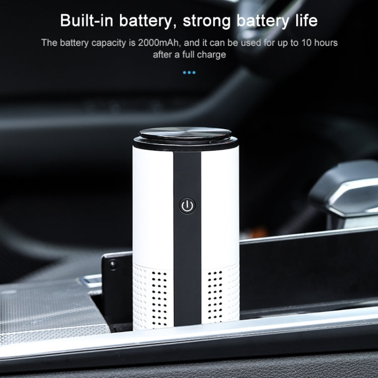 WT-U12 DC 5V Negative Ion Smart Car Air Purifier (Blue) by bashfashion