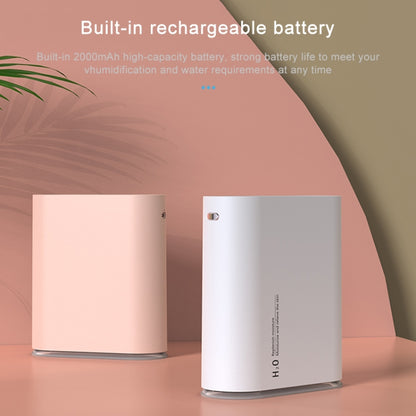 Y10 Runway Dual Jet Humidifier Colorful Marquee Night Light 1L Air Purifier for Home Office(Pink) by bashfashion