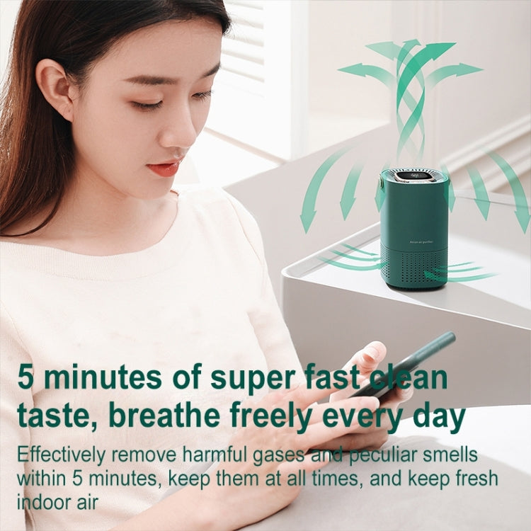 A8 Home Portable Air Purifier (White) by bashfashion