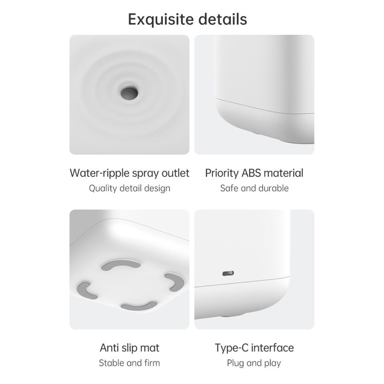 W08 Anti-Gravity Water Drop Humidifier Home Desktop Sprayer (White) by bashfashion
