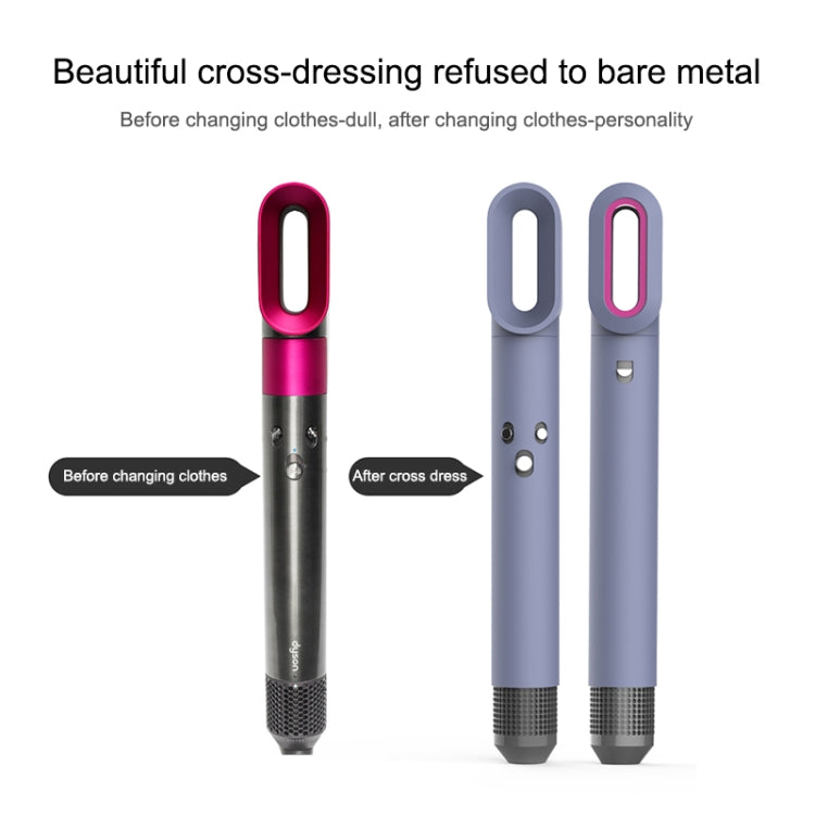 For Dyson Airwrap Hair Modeling Dryer Shockproof Silicone Case (Pink) by bashfashion