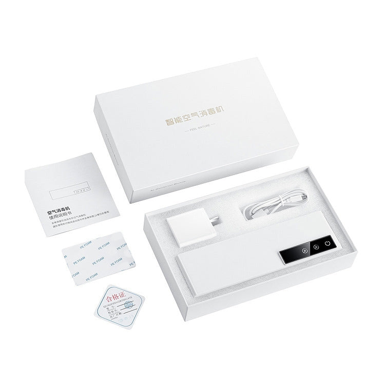 Home Smart Air Disinfection Machine Ozone Disinfection Sterilization Deodorization Negative Ion Air Purifier (AU Plug) by bashfashion