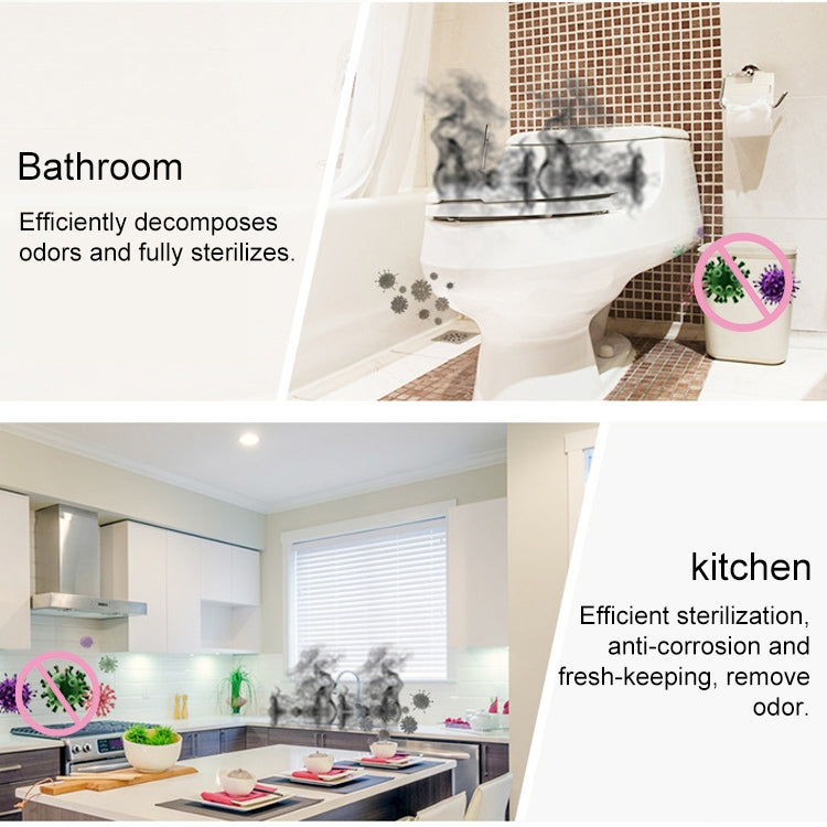 Home Smart Air Disinfection Machine Ozone Disinfection Sterilization Deodorization Negative Ion Air Purifier (UK Plug) by bashfashion