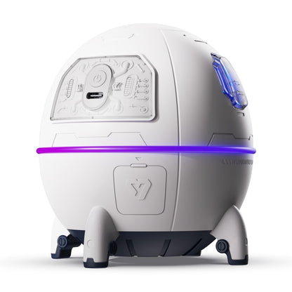 Lunar Type-C Desktop Humidifier Ambient Lamp (Grey) by bashfashion