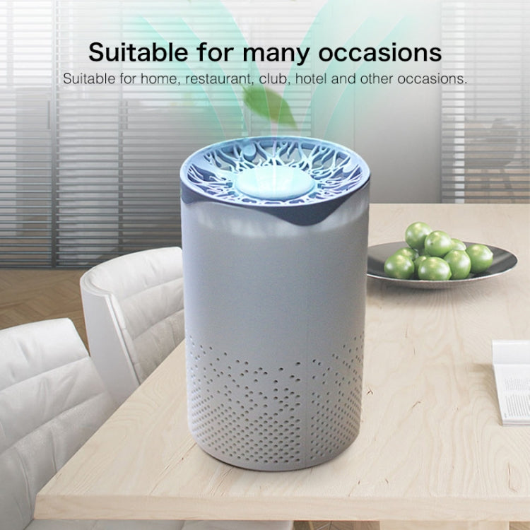 Portable Square UV Sterilization Anion Air Purifier Car Home Air Humidifier (White) by bashfashion