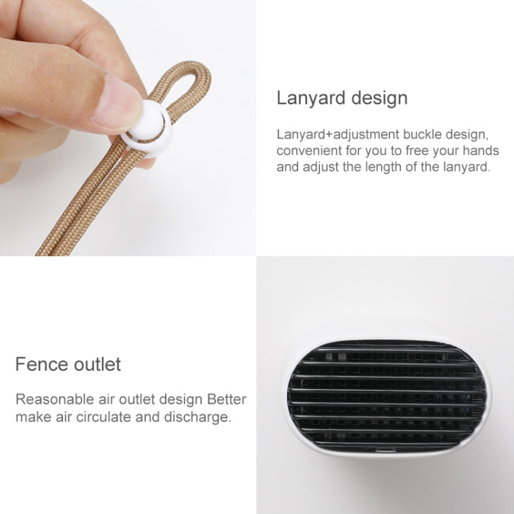 HE-K001 Hanging Neck Negative USB Rechargeable Ion Air Purifier Portable Household Formaldehyde Removal Portable Purifier(Black) by bashfashion