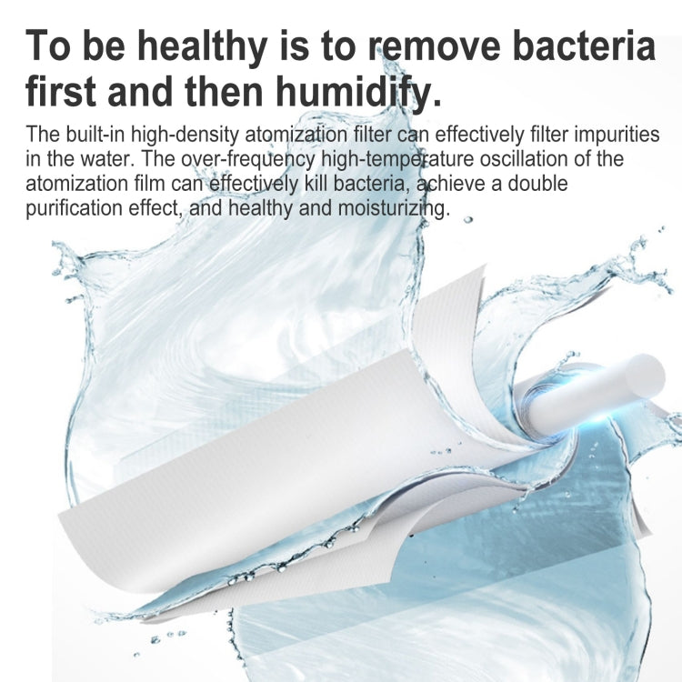 Original Xiaomi JISULIFE Portable Desktop USB Mini Silent Doughnut Humidifier,Upgraded Version(White) by Xiaomi