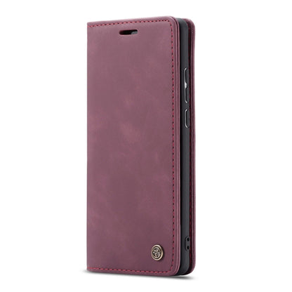 CaseMe-013 Multifunctional Retro Frosted Horizontal Flip Leather Case for Huawei P30 Lite, with Card Slot & Holder & Wallet (Wine Red) by CaseMe